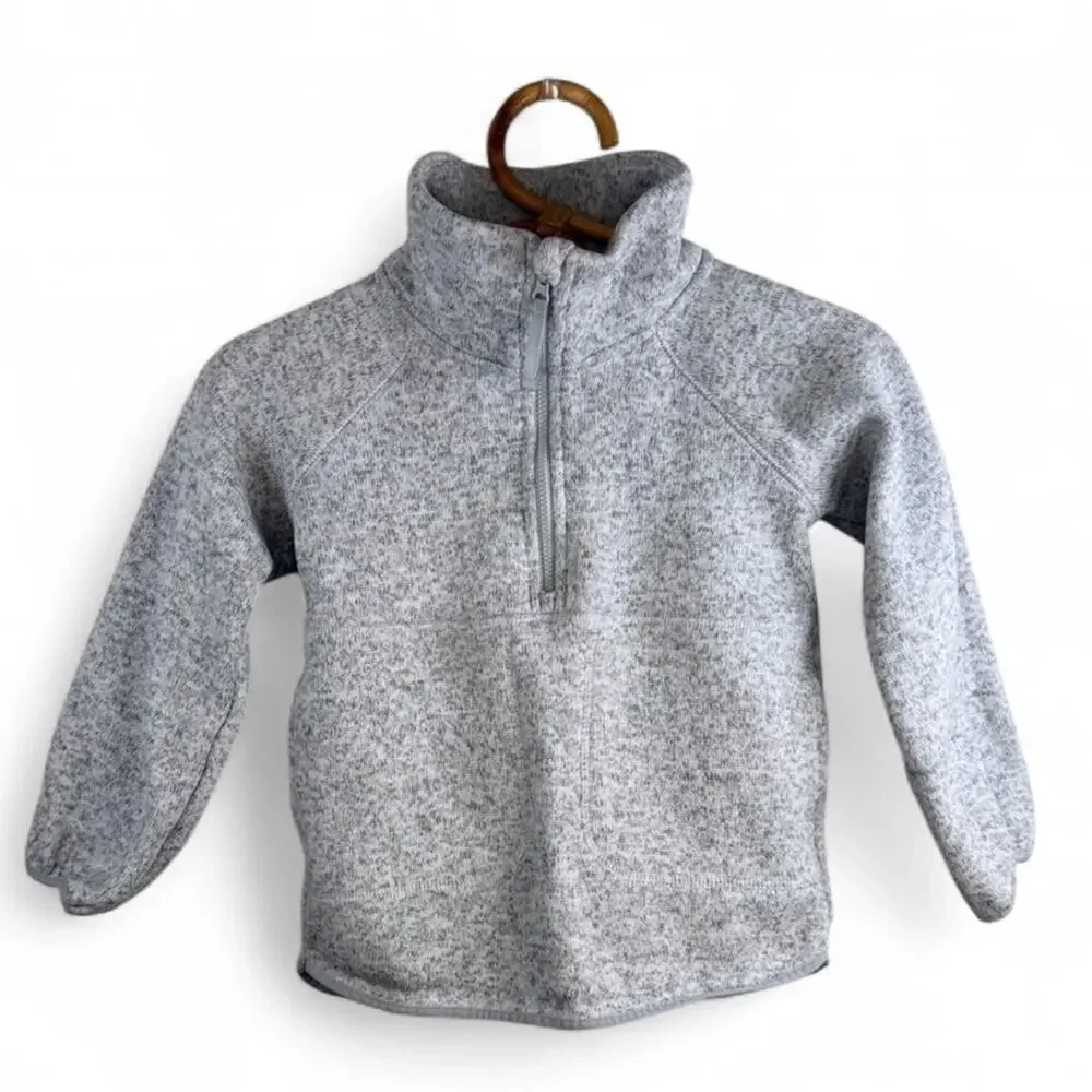 Cozy Gray Kids Pullover Sweatshirt size XS